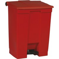 Robuster Pedaleimer 68,1 Liter, HxBxT 67,3x41x50,2cm Aus haccp konformen Polyethylen Rot - Rot - Rubbermaid von RUBBERMAID