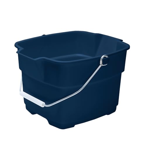 Rubbermaid Roughneck Quadratischer Eimer, 14 Quart Blau, bequem/langlebig, mit Ausgießgriff, Stabiler Eimer für Haushaltsreinigung/Wischen Rubbermaid Roughneck Quadratischer Eimer, 14 Quart Blau, bequem/langlebig, mit Ausgießgriff, Stabiler Eimer für Haushaltsreinigung/Wischen von Rubbermaid