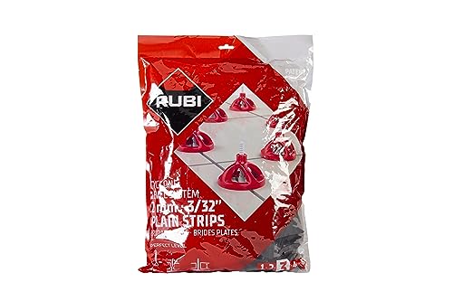 RUBI | Flachboden 2 mm Cyclone Level System für Fliesen mit einer Dicke von 3 bis 18 mm | 300 Stück | System zur einfachen Verlegung von großformatigen Keramikfliesen RUBI | Flachboden 2 mm Cyclone Level System für Fliesen mit einer Dicke von 3 bis 18 mm | 300 Stück | System zur einfachen Verlegung von großformatigen Keramikfliesen von RUBI