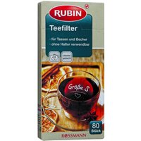 RUBIN Teefilter Größe S 80 von RUBIN