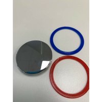 Rubinetteriashop - Ersatzplättchen für 2 Griff-Wasserhähne standard mit 36 mm Durchmesser Chrom von RUBINETTERIASHOP