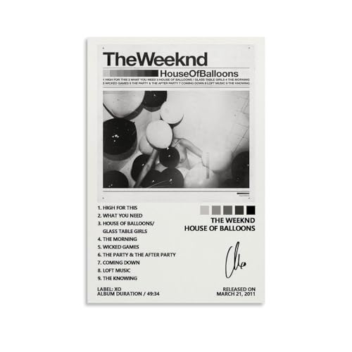 House of Balloons Album-Poster, Kunstdekoration, Wandposter, Dekoration, Innenposter, Druck, Dekoration, Bar, Restaurant, Dekoration, Ästhetik, Poster, Wohnzimmer, Poster, 20 x 30 cm, ungerahmt House of Balloons Album-Poster, Kunstdekoration, Wandposter, Dekoration, Innenposter, Druck, Dekoration, Bar, Restaurant, Dekoration, Ästhetik, Poster, Wohnzimmer, Poster, 20 x 30 cm, ungerahmt von RUBYOH