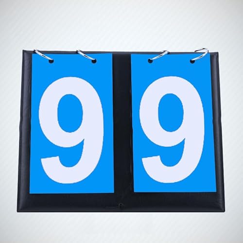 RUDFUZ Ziffern Tabelle Scoreboard Sport Scorekeeper Mehrzweck Score Keeper Score Board Für Basketball Fußball Outdoor Sports von RUDFUZ