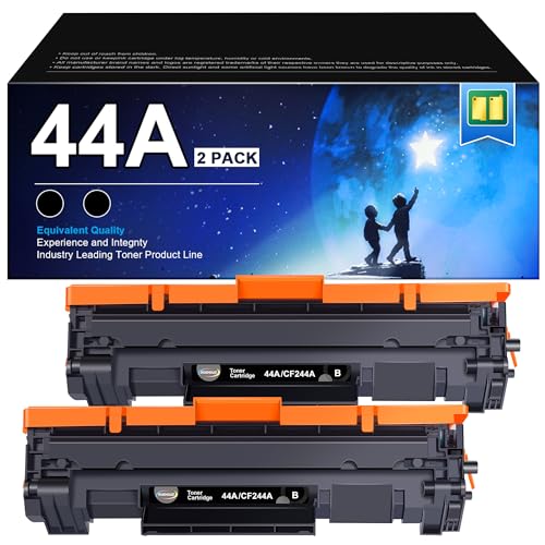 RUDGUZ CF244A 44A Toner Kompatibel für HP 44A Toner für HP Laserjet Pro M15w Toner für HP Laserjet Pro MFP M28w Toner M28a M15a (Schwarz, 2er-Pack) von RUDGUZ