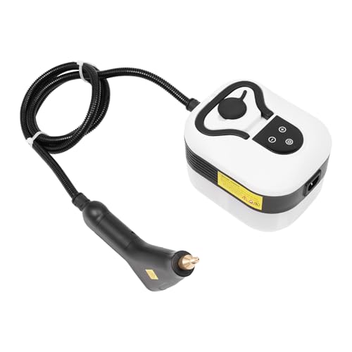 Dampfreiniger 1500W, Dampfsauger mit 1.2L Wassertank, 212℉ Hochtemperatur, 6 Einstellbare Dampf-Luftstromeinstel, Tragbare Dampfreiniger Handgerät für Küche, Bad, Boden und Auto von RUETERY