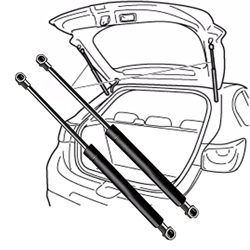 RUFD 2 STK Auto Kofferraum Gasfeder für Renault Grand Scenic IV (R9) 2016-2021(No #904502954R)-55cm, Gasdämpfer Heckklappe Kofferraum Gasdruckfedern Hubstützen Zubehör von RUFD