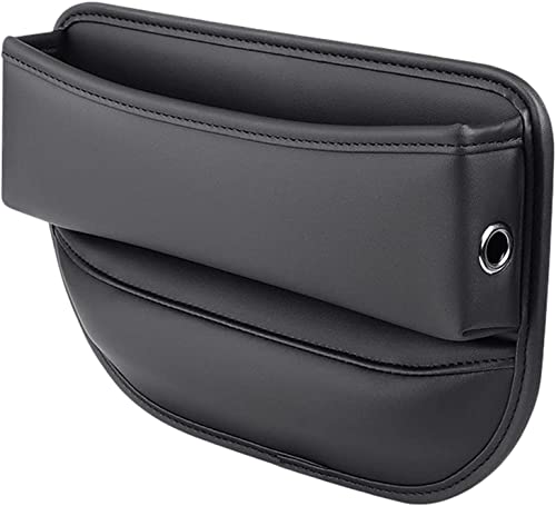RUFD Autositz Aufbewahrungsbox für Audi A1 A3 A4 A5 A6 A7 A8, PU-Leder-Organizer Sitz Seitentaschen Organizer Multifunktionale Aufbewahrungsbox,A Black von RUFD