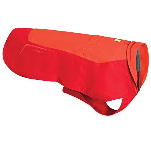 RUFFWEAR Hundejacke „Vert“, Wasserdichter Hundemantel – Rotlachs-Rot, XL von RUFFWEAR