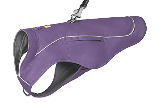 RUFFWEAR Overcoat Fuse 2-in-1-Kombination aus Hundemantel und -Geschirr, mit Fleece Gefütterte Hundejacke – Salbei-Lila, XXS RUFFWEAR Overcoat Fuse 2-in-1-Kombination aus Hundemantel und -Geschirr, mit Fleece Gefütterte Hundejacke – Salbei-Lila, XXS von RUFFWEAR