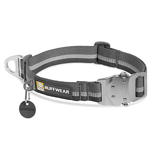RUFFWEAR Top Rope Hundehalsband, Reflektierendes Halsband mit Metallschnalle für den Täglichen Gebrauch, Granitgrau, 28–36 cm RUFFWEAR Top Rope Hundehalsband, Reflektierendes Halsband mit Metallschnalle für den Täglichen Gebrauch, Granitgrau, 28–36 cm von RUFFWEAR