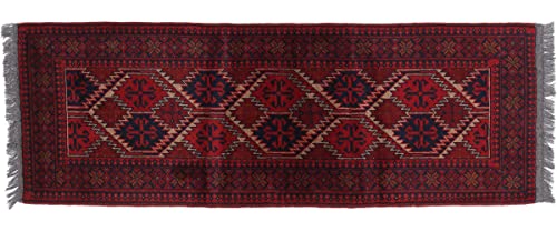 RUG PRINCE Afghan Teppich Khal Mohammadi 50x150 Handgeknüpft Läufer Braun Geometrisch 60 RUG PRINCE Afghan Teppich Khal Mohammadi 50x150 Handgeknüpft Läufer Braun Geometrisch 60 von RUG PRINCE