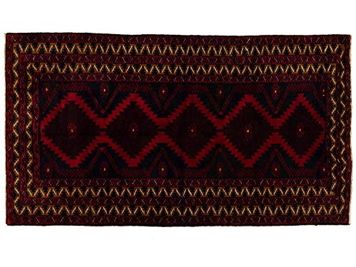 RUG PRINCE Teppichprinz Beloutsch Wohnraumteppich 203x113 cm Handgeknüpft 200 x 100 Balouch von RUG PRINCE