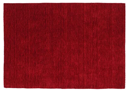 RUG PRINCE Wollteppich Gabbeh Uni 80x150 Handgewebt Rot Einfarbig Handarbeit Zimmer RUG PRINCE Wollteppich Gabbeh Uni 80x150 Handgewebt Rot Einfarbig Handarbeit Zimmer von RUG PRINCE