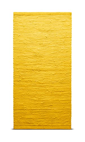 RUG SOLID, Cotton Rog, Regenmantel Gelb, 60 x 90 cm von RUG SOLID