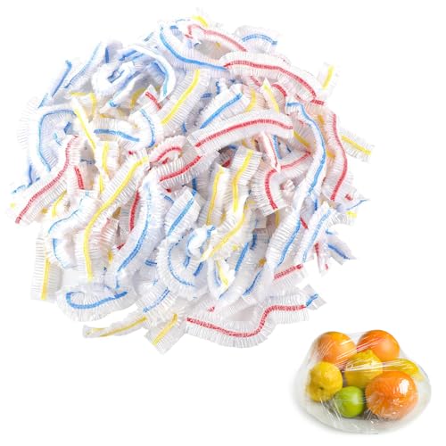 100 Stück Lebensmittelabdeckungen aus dehnbarem Kunststoff, Lebensmittelabdeckungen, wiederverwendbare Frischhaltebeutel, Frischhaltebeutel, Küchenbedarf für Obst/Gemüse/Fleisch/Lebensmittel 100 Stück Lebensmittelabdeckungen aus dehnbarem Kunststoff, Lebensmittelabdeckungen, wiederverwendbare Frischhaltebeutel, Frischhaltebeutel, Küchenbedarf für Obst/Gemüse/Fleisch/Lebensmittel von RUGBOL