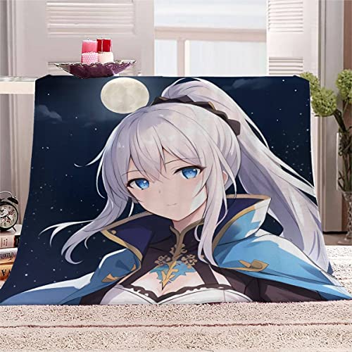 RUGINA Anime Kuscheldecken 130x150 cm Decke Kawaii-Mädchen 3D-Digitaldruck Weich Flanelldecke für Kinder Erwachsene Sofaüberwurf Decke von RUGINA