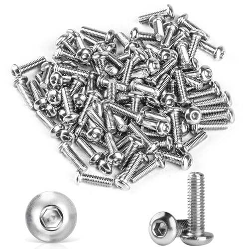 30 Stück M8 Schrauben Set, M8 x 16mm Linsenkopfschrauben mit Innensechskant Schrauben, A2 V2A Edelstahl Rundkopfschrauben Flachkopfschrauben Innensechskantschrauben Maschinenschrauben 30 Stück M8 Schrauben Set, M8 x 16mm Linsenkopfschrauben mit Innensechskant Schrauben, A2 V2A Edelstahl Rundkopfschrauben Flachkopfschrauben Innensechskantschrauben Maschinenschrauben von RUGLAMZHIP