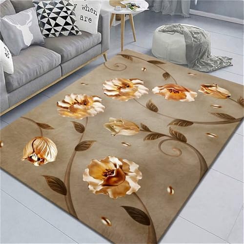 Dekoration Schlafzimmer Moderne graue Lichtfarbe ist langlebig Runder Teppich 200x250cm von RUGMRZ