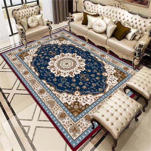 RUGMRZ Aesthetic Teppich Zimmers Teppichboden 130x190CM Bett Area Rugs rot Blaues rechteckiges für das Schlafzimmer büro bodenmatte eingangsbereich RUGMRZ Aesthetic Teppich Zimmers Teppichboden 130x190CM Bett Area Rugs rot Blaues rechteckiges für das Schlafzimmer büro bodenmatte eingangsbereich von RUGMRZ