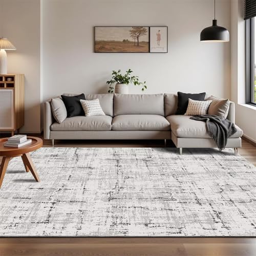 RUGMRZ Anti Rutsch Teppich Fussbodenheizung Geeignet Gris 180x280CM, Groß Abstrait et minimaliste for Kinderjungen Bürostuhl Kinderzimmer Junge RUGMRZ Anti Rutsch Teppich Fussbodenheizung Geeignet Gris 180x280CM, Groß Abstrait et minimaliste for Kinderjungen Bürostuhl Kinderzimmer Junge von RUGMRZ