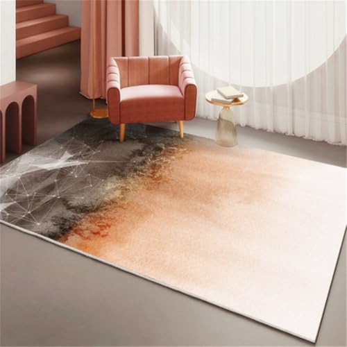 RUGMRZ Anti Teppich Rutsch 120X160Cm Mädchen Kinderzimmer Mehrfarbig Fell Teppiche Für Schlafzimmer Orientteppiche Teppichabstrakte Kunst Dekoration Schmutzabweisen von RUGMRZ