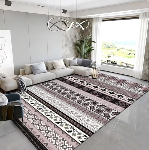 RUGMRZ Antirutsch Teppich Kuschelig 160x230cm,Rosa,Moderne Geometrie für Tatami,Kinderzimmer Mädchen,Terassenaussen RUGMRZ Antirutsch Teppich Kuschelig 160x230cm,Rosa,Moderne Geometrie für Tatami,Kinderzimmer Mädchen,Terassenaussen von RUGMRZ