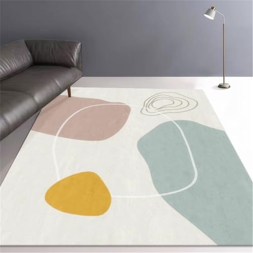 RUGMRZ Antirutschmatte Teppich Abstrakte Kunst rutschfest Waschbar Läufer Mehrfarbig Balkon Boden Ornamente Für Möbel 120X160CM RUGMRZ Antirutschmatte Teppich Abstrakte Kunst rutschfest Waschbar Läufer Mehrfarbig Balkon Boden Ornamente Für Möbel 120X160CM von RUGMRZ