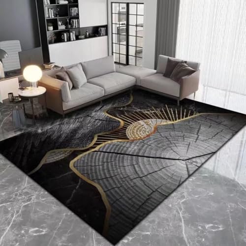 RUGMRZ Area Rug rutschfeste Und Verschmutzung Wasserwäschbare Wohnzimmer Dauerhafte Abstrakte Teppich Bauernhof Schwarz Deko Teenager Mädchen Room Decor 300X400CM RUGMRZ Area Rug rutschfeste Und Verschmutzung Wasserwäschbare Wohnzimmer Dauerhafte Abstrakte Teppich Bauernhof Schwarz Deko Teenager Mädchen Room Decor 300X400CM von RUGMRZ