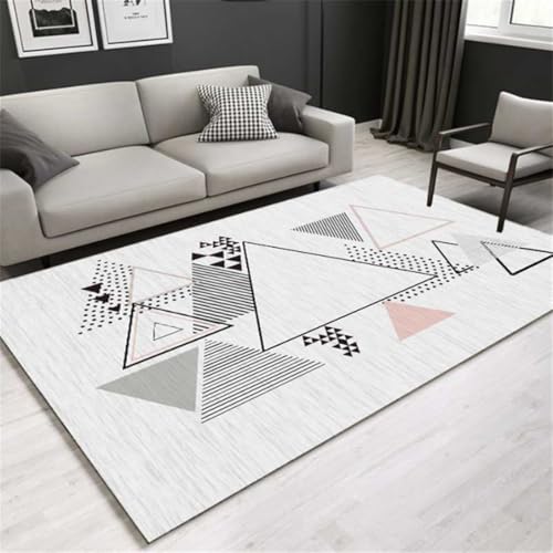 RUGMRZ Bad Teppich Waschbar 120X160Cm Flur Läufer 32 Weiß Einfaches Wohnzimmer Schlafzimmer Zu Hause Voll Möbliert Geometrisch Maschinenwaschbar Waschbare Teppiche Area Rug RUGMRZ Bad Teppich Waschbar 120X160Cm Flur Läufer 32 Weiß Einfaches Wohnzimmer Schlafzimmer Zu Hause Voll Möbliert Geometrisch Maschinenwaschbar Waschbare Teppiche Area Rug von RUGMRZ