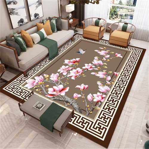RUGMRZ Bedroom Carpet 300X400Cm Teppich Klein Flauschig 44 Rosa Wohnzimmer Moderne Einfachheit Schlafzimmer Blumen Leicht Luxus Tür Anti Rutsch RUGMRZ Bedroom Carpet 300X400Cm Teppich Klein Flauschig 44 Rosa Wohnzimmer Moderne Einfachheit Schlafzimmer Blumen Leicht Luxus Tür Anti Rutsch von RUGMRZ