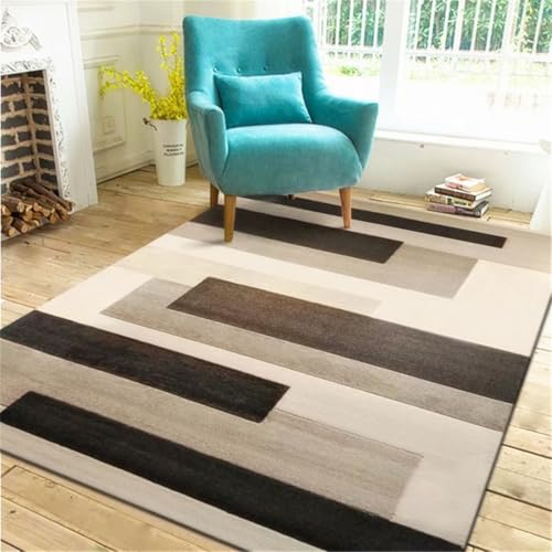 RUGMRZ Bettvorleger 300X400Cm Teppich Küche Waschbar Schwarz Auslegware Decoration Bedroom Kinder Zimmer Für Jungs Teppichgeometrische Einfache Sofa Wohnzimmer Flur rutschfest He von RUGMRZ
