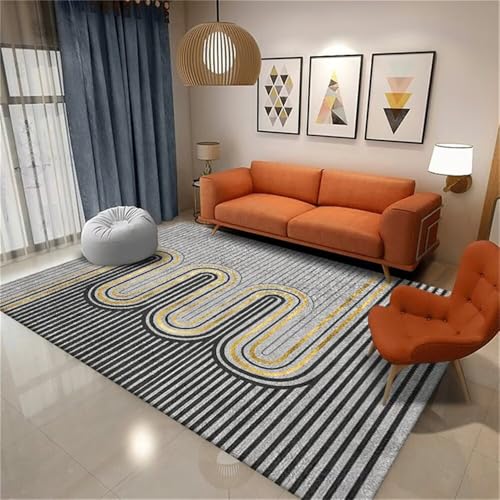 RUGMRZ Bettvorleger Balkonteppich Pflegeleicht, anpassbar und waschbar Badteppich Teppich Babyzimmer 140X200CM von RUGMRZ