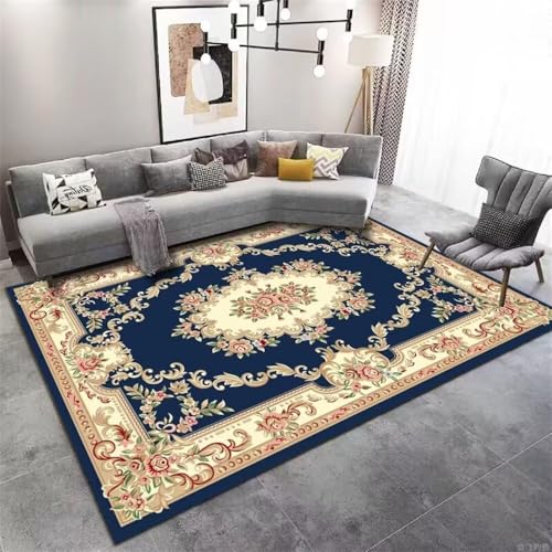 RUGMRZ Bettvorleger Schlafzimmer rutschfest 90x150CM Outdoorteppich Rugs Washable Blau Gelber Wohnkunstteppich. korridor Teppich quadratisch RUGMRZ Bettvorleger Schlafzimmer rutschfest 90x150CM Outdoorteppich Rugs Washable Blau Gelber Wohnkunstteppich. korridor Teppich quadratisch von RUGMRZ