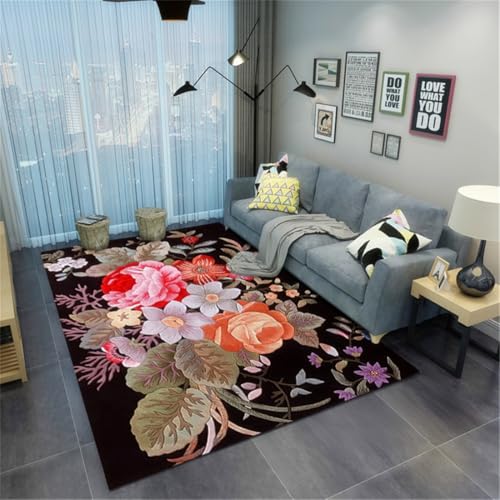 RUGMRZ Bodenschutzmatte Teppich 200X250Cm Bettumrandung Schwarz Kinderzimmer Deko Junge Angebote Abwaschbare Teppichwohnzimmer Mädchen Schlafzimmer Warmes Blu RUGMRZ Bodenschutzmatte Teppich 200X250Cm Bettumrandung Schwarz Kinderzimmer Deko Junge Angebote Abwaschbare Teppichwohnzimmer Mädchen Schlafzimmer Warmes Blu von RUGMRZ