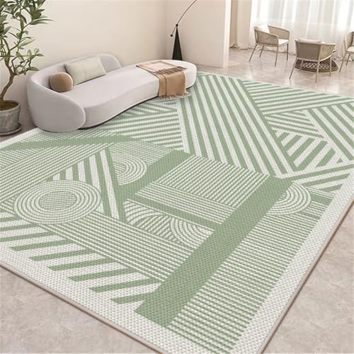 RUGMRZ Brücken Teppich Läufer 180X250Cm Kinderzimmer Mädchen Grün 9 Neue Atmungsaktive Eisseide Kühlmatte Modernes Und Einfaches Wohnzimmer Schlafzimmer Bürostuhl Geeignet Rutsch Stopp von RUGMRZ