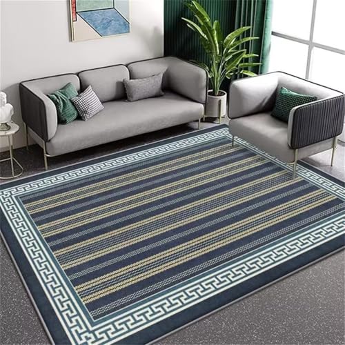 RUGMRZ Carpet Living Room Teppich Pflegeleicht 130x190CM unter esstisch Kinderteppich Mädchen blau Moderner geometrischer Teppichs Schlafzimme vorzimmer RUGMRZ Carpet Living Room Teppich Pflegeleicht 130x190CM unter esstisch Kinderteppich Mädchen blau Moderner geometrischer Teppichs Schlafzimme vorzimmer von RUGMRZ