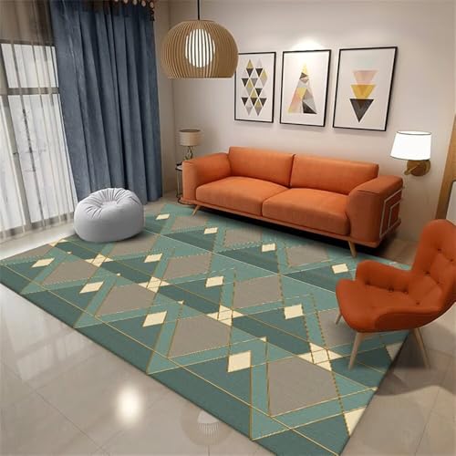 RUGMRZ Carpet Living RoomOutdoor- Teppich Waschbare Teppiche In Waschmaschine 200x280CM outdoorteppich GrünBlauer moderner geometrischer Flur Eingangsbereich RUGMRZ Carpet Living RoomOutdoor- Teppich Waschbare Teppiche In Waschmaschine 200x280CM outdoorteppich GrünBlauer moderner geometrischer Flur Eingangsbereich von RUGMRZ
