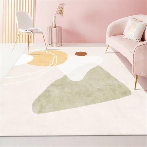 RUGMRZ Carpet Store Teppich Abstrakte Kunst rutschfest Waschbar Wohnzimmer Grau Mehrfarbig Bürostuhl Tepiche Für Küche 50X80CM RUGMRZ Carpet Store Teppich Abstrakte Kunst rutschfest Waschbar Wohnzimmer Grau Mehrfarbig Bürostuhl Tepiche Für Küche 50X80CM von RUGMRZ