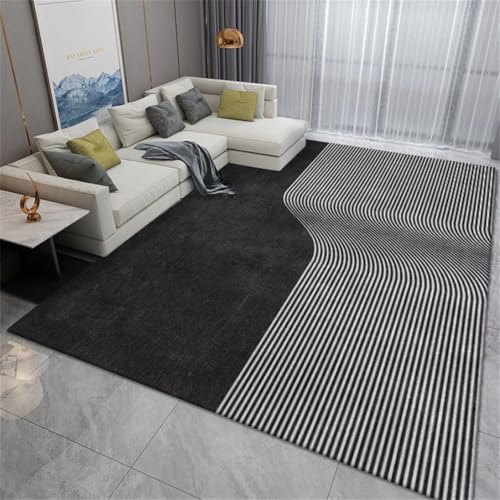 RUGMRZ Couch Teppich 300X400Cm Möbelgleiter 8 Schwarz Leichtes Luxus Wohnzimmer Einfaches Schlafzimmer Kinder Mädchen Kinderzimmer Rund von RUGMRZ