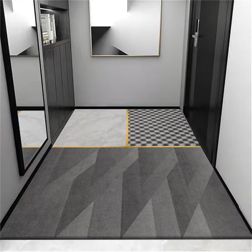 RUGMRZ Deko Esszimmer Schlafzimmerteppich Graues geometrisches Design dauerhaft waschbar Area Rugs Kinderteppiche 130X190CM RUGMRZ Deko Esszimmer Schlafzimmerteppich Graues geometrisches Design dauerhaft waschbar Area Rugs Kinderteppiche 130X190CM von RUGMRZ