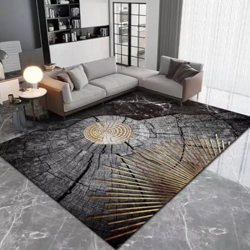 RUGMRZ Deko Esszimmer Teppiche Rutschfestes Verschmutzungsbeständiges Waschbares Wohnzimmer Abstrakt Modern Baby Teppich Schwarz Hochflor Kurzfloorteppiche 50X80CM RUGMRZ Deko Esszimmer Teppiche Rutschfestes Verschmutzungsbeständiges Waschbares Wohnzimmer Abstrakt Modern Baby Teppich Schwarz Hochflor Kurzfloorteppiche 50X80CM von RUGMRZ
