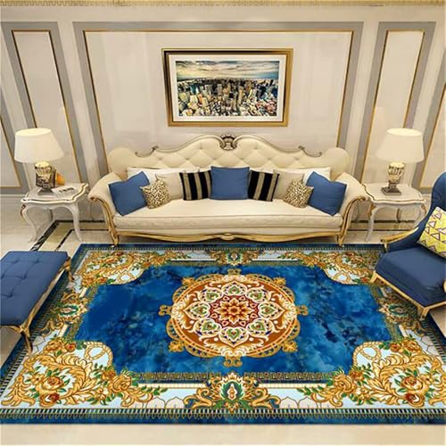 RUGMRZ Deko Wohnzimmer Bereich Retro-Wohnzimmerteppich pflegeleicht Teppich Läufer Flur 180x220cm von RUGMRZ