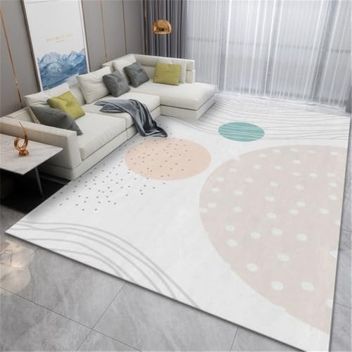 RUGMRZ Esstisch Groß Abstrakte Kunst rutschfest Waschbar Teppich Gross Mehrfarbig Ornamente Für Möbel Wohnzimmer Teppichboden 140X200CM RUGMRZ Esstisch Groß Abstrakte Kunst rutschfest Waschbar Teppich Gross Mehrfarbig Ornamente Für Möbel Wohnzimmer Teppichboden 140X200CM von RUGMRZ