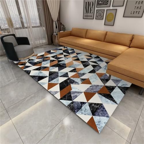 RUGMRZ Fell Teppiche Für Schlafzimmer Kinderzimmer Teppich Farbe geometrisches Design Schlafzimmer Dekoration kann angepasst Werden Kinderteppich Junge 120X200CM von RUGMRZ