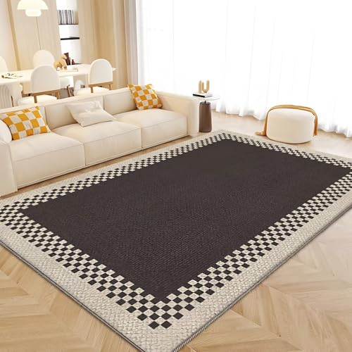 RUGMRZ Flach Esszimmer Teppich 80x160cm,Schwarz Fußmatte Innen,Moderne Einfachheit für Schlafzimmer,Wohnzimmer,Haustür RUGMRZ Flach Esszimmer Teppich 80x160cm,Schwarz Fußmatte Innen,Moderne Einfachheit für Schlafzimmer,Wohnzimmer,Haustür von RUGMRZ