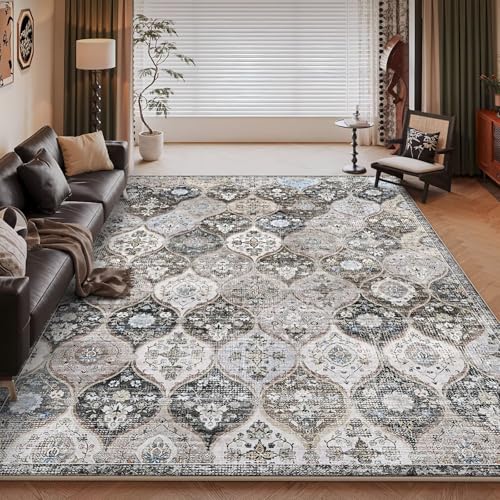 RUGMRZ Flach Teppiche Gegend 40x60cm,Hellgrau Fussmatte Innen Waschbar,Vintage Klassiker für Eingangsbereich,Schlafzimmer,Küche RUGMRZ Flach Teppiche Gegend 40x60cm,Hellgrau Fussmatte Innen Waschbar,Vintage Klassiker für Eingangsbereich,Schlafzimmer,Küche von RUGMRZ