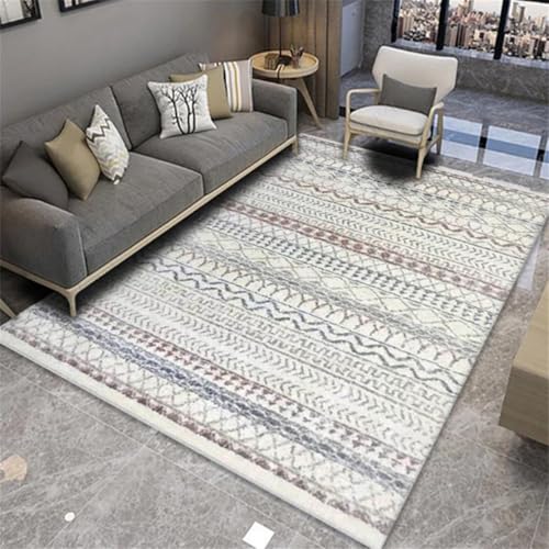 RUGMRZ Flauschiger Kurzflor Teppich 200X250Cm Flur 23 Weiß Einfaches Wohnzimmer Heim Schlafzimmer Geometrisch Maschinenwaschbar Läufer Küche RUGMRZ Flauschiger Kurzflor Teppich 200X250Cm Flur 23 Weiß Einfaches Wohnzimmer Heim Schlafzimmer Geometrisch Maschinenwaschbar Läufer Küche von RUGMRZ