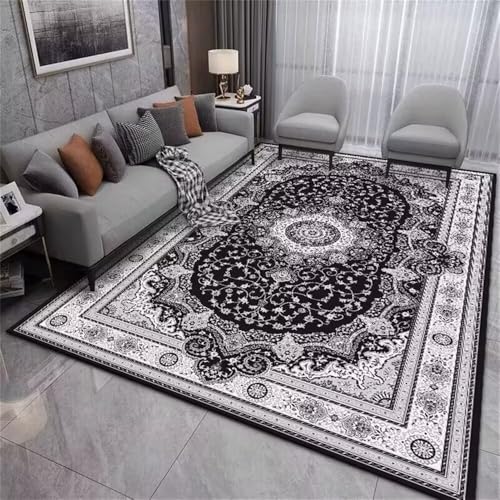 RUGMRZ Für Das Wohnzimmer 250x300CM mädchen Teppich kinderzimmer Eingang Grau Schwarzer, schmutzabweisender Teppich, der leicht zu pflegen ist. Kinderteppich teppiche fürs von RUGMRZ