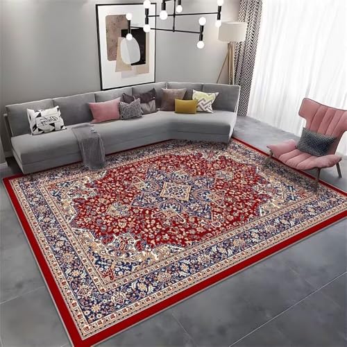 RUGMRZ Fußboden Vorleger 140x200CM Teppich unter esstisch Kinder rot Blauer Innendekorations-Teppich. Gamer Jungen Baby Junge RUGMRZ Fußboden Vorleger 140x200CM Teppich unter esstisch Kinder rot Blauer Innendekorations-Teppich. Gamer Jungen Baby Junge von RUGMRZ