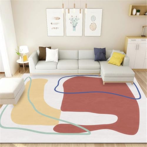 RUGMRZ Gamer Teppich Jungen Abstrakte Kunst rutschfest Waschbar Mehrfarbig Terrassenteppich Braun Kinderzimmer Deko Junge Esstisch Groß 180X280CM RUGMRZ Gamer Teppich Jungen Abstrakte Kunst rutschfest Waschbar Mehrfarbig Terrassenteppich Braun Kinderzimmer Deko Junge Esstisch Groß 180X280CM von RUGMRZ